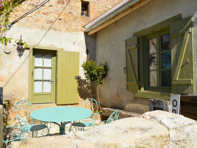 Terrasse paisible à la campagne - Les 3 Clefs de Gaya