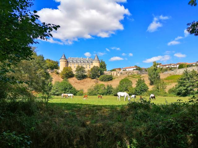 Vue Du Château De Rochechouart ©porte Océane Du Limousin