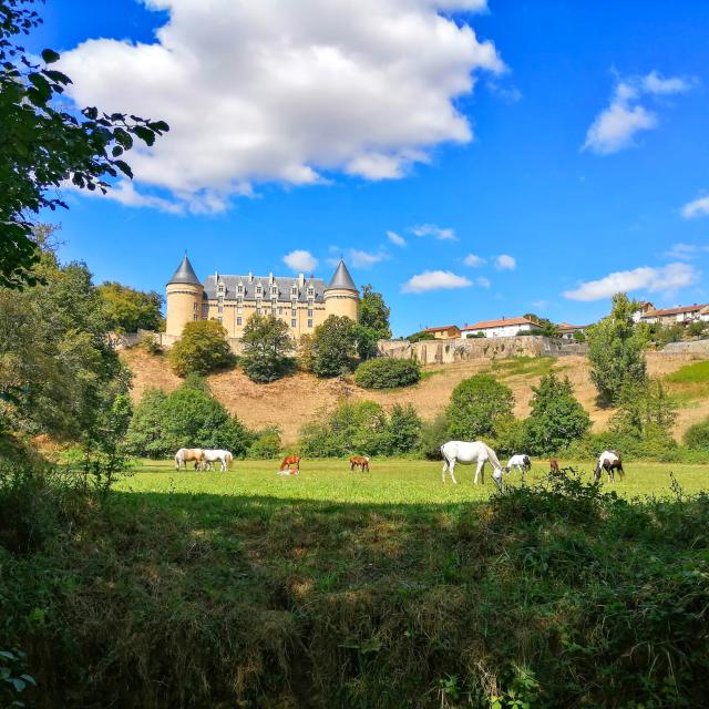 Vue Du Château De Rochechouart ©porte Océane Du Limousin