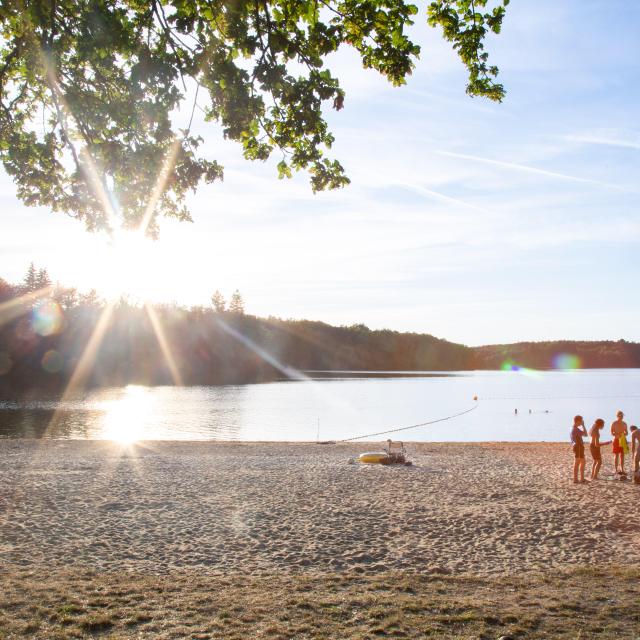 Plage de Chabannes - Lac de Saint-Pardoux ©maxime Authier