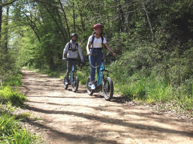 Location de trottinettes électriques tout terrain - Lac de Saint-Pardoux