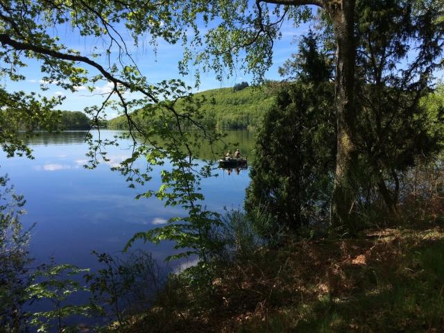 Pêche sur le lac de Vassivière