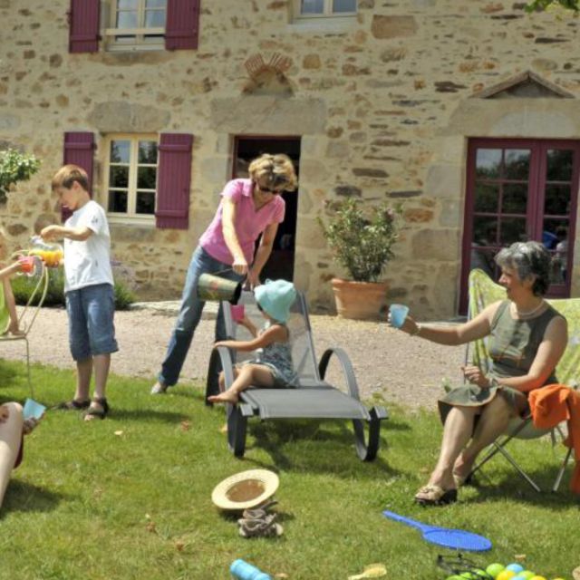 Claudette Barret - propriétaire du Gîte Fonbanoux, à Lavignac