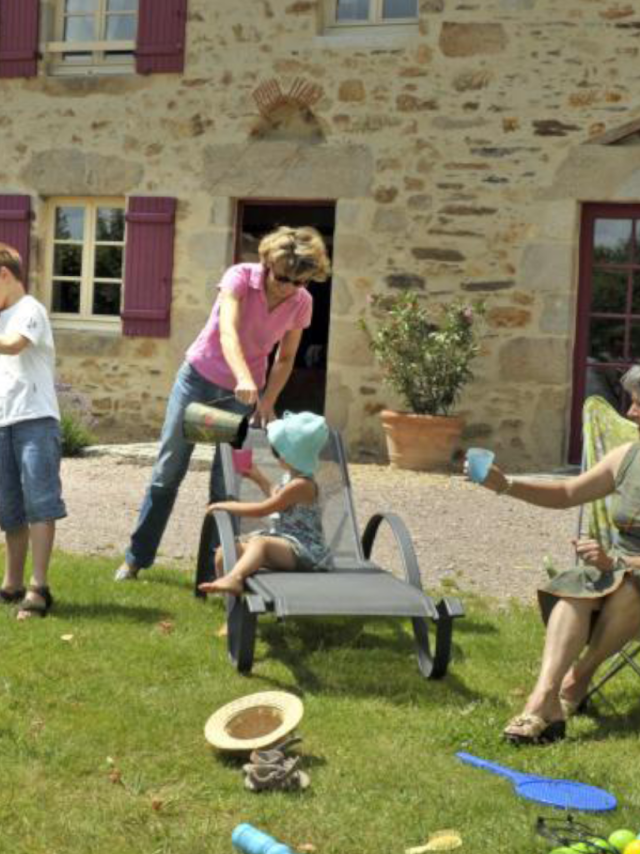 Claudette Barret - propriétaire du Gîte Fonbanoux, à Lavignac