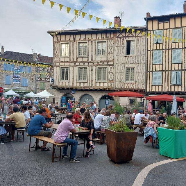 Saint-Léonard de Noblat pendant le Tour de France