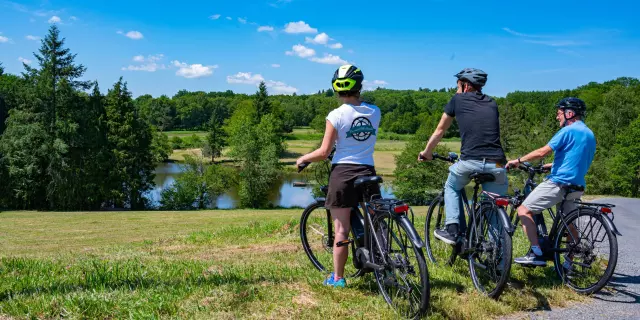 Randonnée en VTT électrique en Limousin