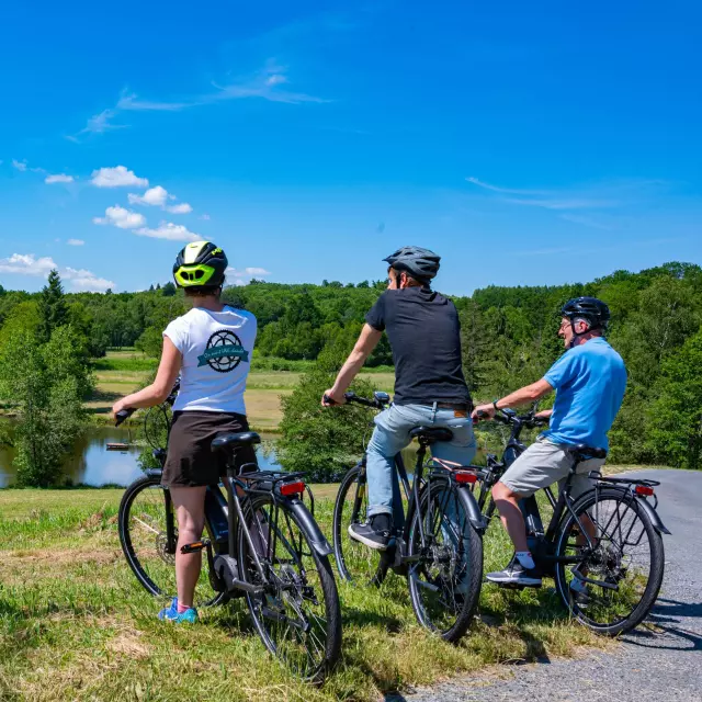 Randonnée en VTT électrique en Limousin