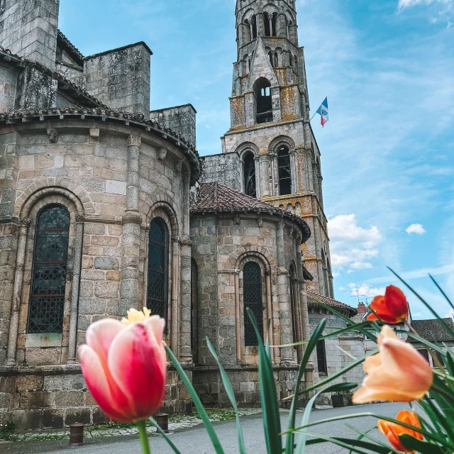 Collegiale De St Leonard De Noblat Et Tulipesvisitlimousin Hd