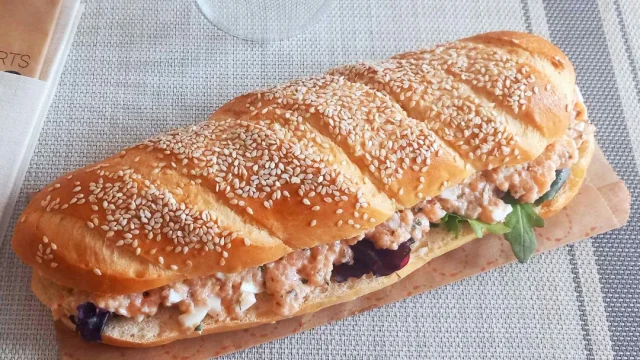 Gourmet sandwich from Le Veilleur de Noblat