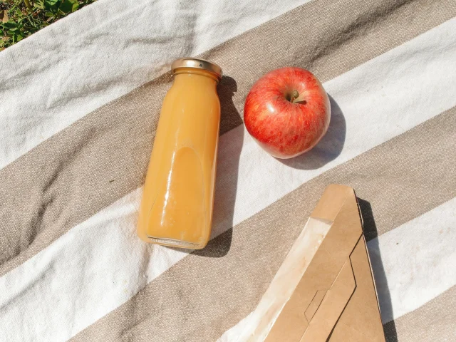 Glass Of Apple Juice From Limousin