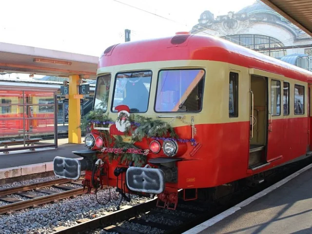 Train Pere Noel Limoges Eymoutiers Autorail Limousin