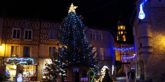 Les illuminations de Noël à Saint-Léonard de Noblat