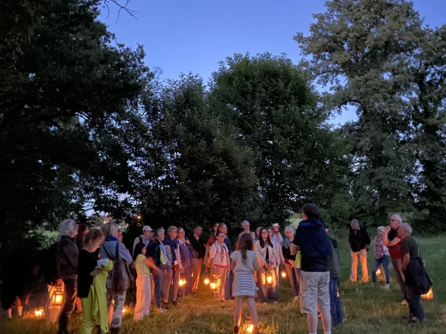 Villefavard Forest Walk With Lanterns